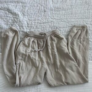 Pretty Little Thing Tan Sweatpants